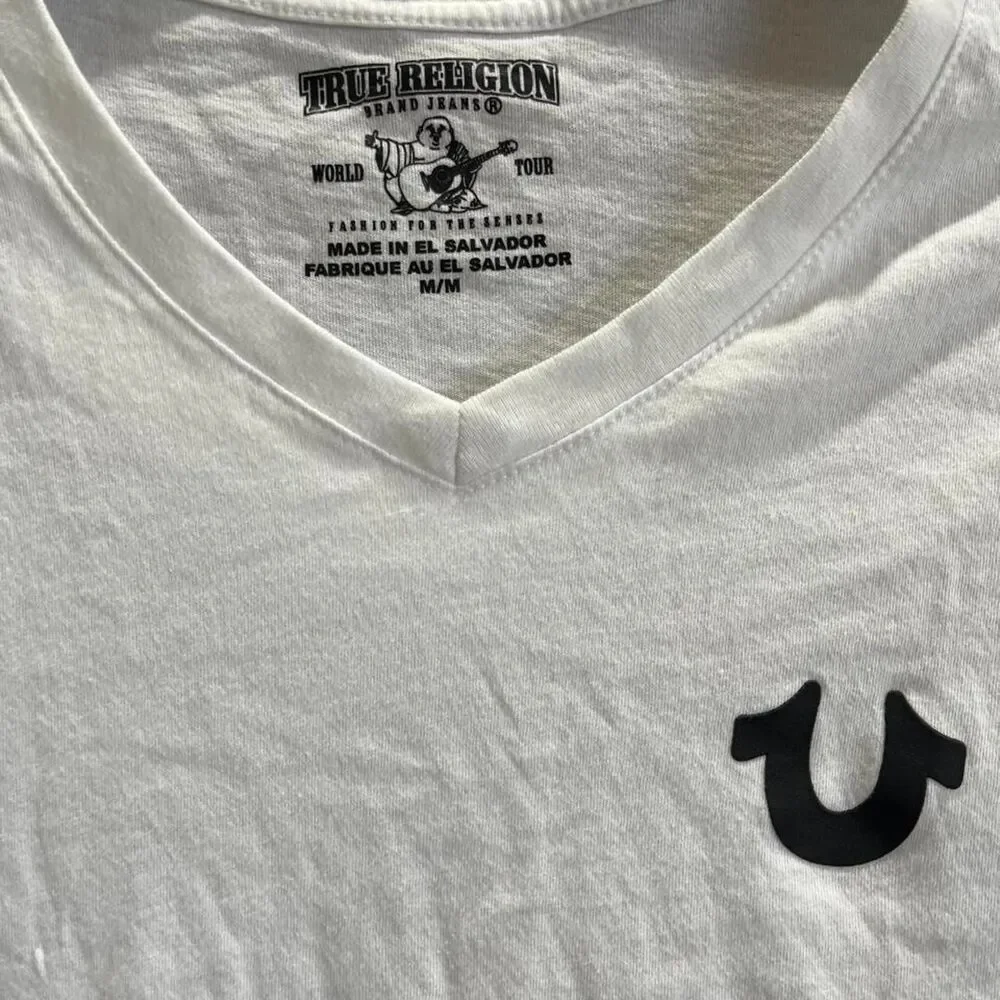 True-religion Men's White T-shirt